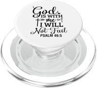 God is with me Christian men and women thankful grateful PopSockets PopGrip for MagSafe