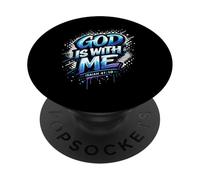 God Is With Me Isaiah Bible Verse Christianity Believer PopSockets Adhesive PopGrip