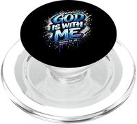 God Is With Me Isaiah Bible Verse Christianity Believer PopSockets PopGrip for MagSafe