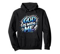 God Is With Me Isaiah Bible Verse Christianity Believer Pullover Hoodie