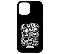 God Is With You Bible Verse Vintage Typography Words Art Case for iPhone 12 Pro Max