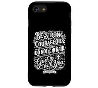 God Is With You Bible Verse Vintage Typography Words Art Case for iPhone SE (2020) / 7/8