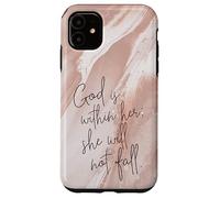 God Is Within Her - Christian Scripture Bible Verse Psalm Case for iPhone 11