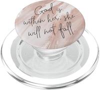God Is Within Her - Christian Scripture Bible Verse Psalm PopSockets PopGrip for MagSafe
