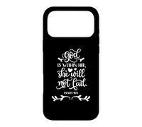 God Is Within Her She Will Not Fail Christian Quote Case for iPhone 17 Pro Max