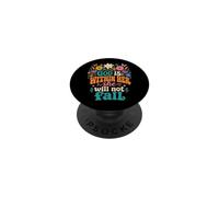 God Is Within Her She Will Not Fail Floral Christian Faith PopSockets Adhesive PopGrip