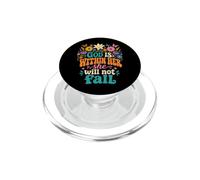 God Is Within Her She Will Not Fail Floral Christian Faith PopSockets PopGrip for MagSafe