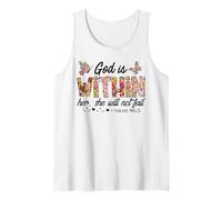 God is Within her she Will not Fail Men Women Chrisitan Love Tank Top