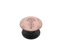 God Is Within Her She Will Not Fail Psalm 46:5 Pink Rose PopSockets Adhesive PopGrip