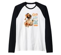 God is Within Her She Will Not Fail Psalm 46:5 Raglan Baseball Tee