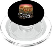 God Is Within Her She Will Not Fail Sunflower Christian PopSockets PopGrip for MagSafe