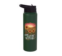 God is Within Her She Will Not Fail Sunflower Christian Stainless Steel Insulated Water Bottle