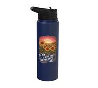 God is Within Her She Will Not Fail Sunflower Christian Stainless Steel Insulated Water Bottle