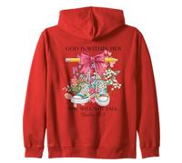God Is Within Her She Will Not Fall Art Zip Hoodie