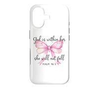 God is Within Her She Will Not Fall Christian Bow Psalm 46:5 Case for iPhone 17