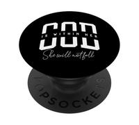 God Is Within Her She Will Not Fall Psalm Faith PopSockets Adhesive PopGrip