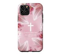 God Is Within Her She Will Not Fall Psalms 46:5 Lily Floral Case for iPhone 11 Pro
