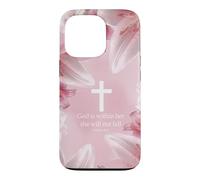 God Is Within Her She Will Not Fall Psalms 46:5 Lily Floral Case for iPhone 13 Pro