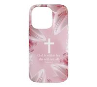 God Is Within Her She Will Not Fall Psalms 46:5 Lily Floral Case for iPhone 14 Pro