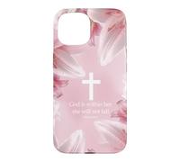 God Is Within Her She Will Not Fall Psalms 46:5 Lily Floral Case for iPhone 15