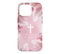 God Is Within Her She Will Not Fall Psalms 46:5 Lily Floral Case for iPhone 16 Pro