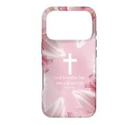 God Is Within Her She Will Not Fall Psalms 46:5 Lily Floral Case for iPhone 17 Pro