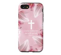 God Is Within Her She Will Not Fall Psalms 46:5 Lily Floral Case for iPhone SE (2020) / 7/8
