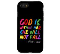 God is within Her She Will Not Fall Shirt Case for iPhone SE (2020) / 7/8