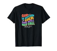 God is Within Her She Will Not Fall T-Shirt