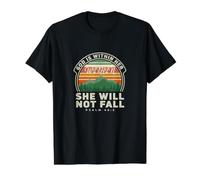God is Within Her She Will Not Fall Value Graphic T-Shirt, Men, Black, M