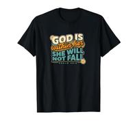 God is Within Her She Will Not Fall Value Graphic T-Shirt, Men, Black, S