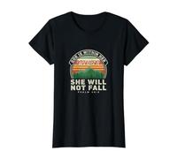 God is Within Her She Will Not Fall Value Graphic T-Shirt, Women, Black, L