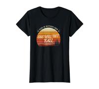 God is Within Her She Will Not Fall Value Graphic T-Shirt, Women, Black, M