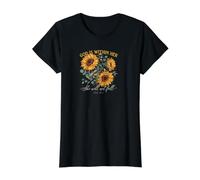 God is Within Her She Will Not Fall Value Graphic T-Shirt, Women, Black, S