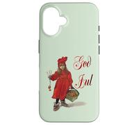 God Jul Iduna and the Magic Apples Scandinavian Holiday Case for iPhone 16