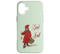 God Jul Iduna and the Magic Apples Scandinavian Holiday Case for iPhone 16 Plus