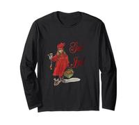 God Jul Iduna and The Magic Apples Scandinavian Holiday Long Sleeve T-Shirt