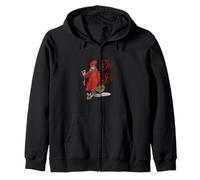 God Jul Iduna and the Magic Apples Scandinavian Holiday Zip Hoodie