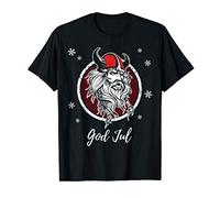 God Jul Merry Christmas Gift Norway Sweden Valhalla Viking T-Shirt