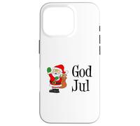 God Jul Swedish Merry Christmas Santa Case for iPhone 16 Pro