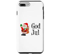 God Jul Swedish Merry Christmas Santa Case for iPhone 7 Plus/8 Plus