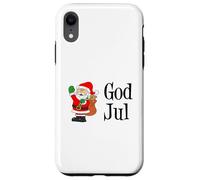 God Jul Swedish Merry Christmas Santa Case for iPhone XR