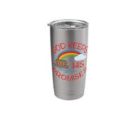 God Keeps His Promises Cute Religious Noahs Ark Stainless Steel Insulated Tumbler