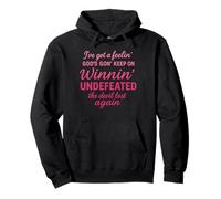 God Keeps Winnin Undefeated Christian Faith Design Pullover Hoodie