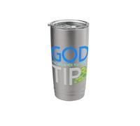 God Knows When You Dont Tip Waiter Bartender Bartending Stainless Steel Insulated Tumbler