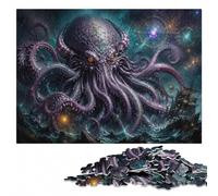 God Legend Cthulhu Adult Puzzle, Wooden Jigsaw, 300 Pieces | Present for puzzle enthusiasts with hands-on indoor leisure alone or together.