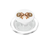 God Leopard Print Bow Trendy Faith Design PopSockets PopGrip for MagSafe