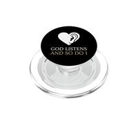 God Listens And So Do I Christian Counselor PopSockets PopGrip for MagSafe
