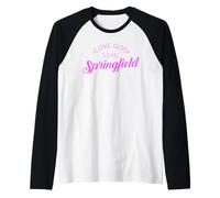 God Love Springfield Illinois Retro Lincoln Vintage Chicago Raglan Baseball Tee