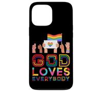 God Loves Everybody Gay Christian Rainbow Meme Case for iPhone 13 Pro Max